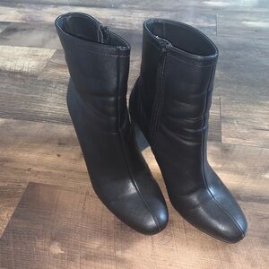 Black short boots